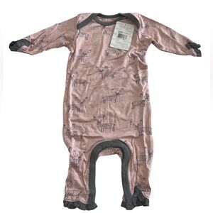 NWT bestaroo Pink Deer Print Kids One Piece
